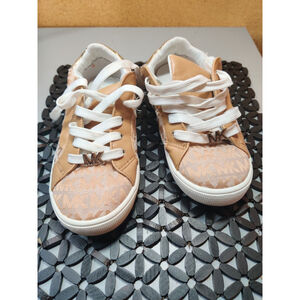 Michael Kors Gold Kids Tennis Shoes Size 3
